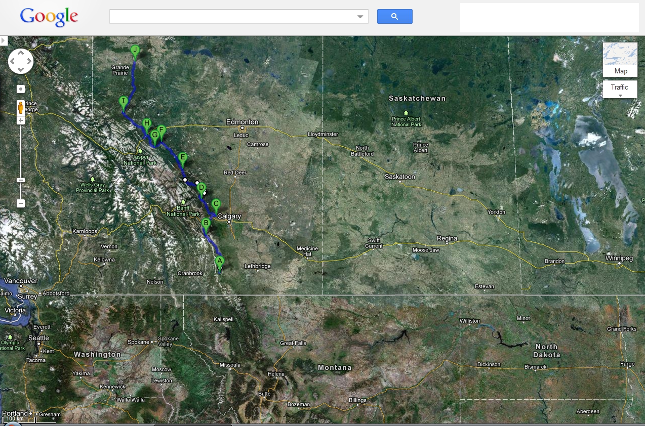 Forestry Trunk Road Map The Forestry Trunk Road