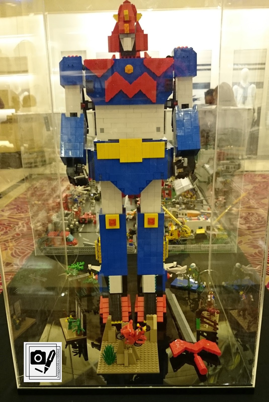 Largest LEGO Display at BRICKXhibit Resorts World Manila Snapped and