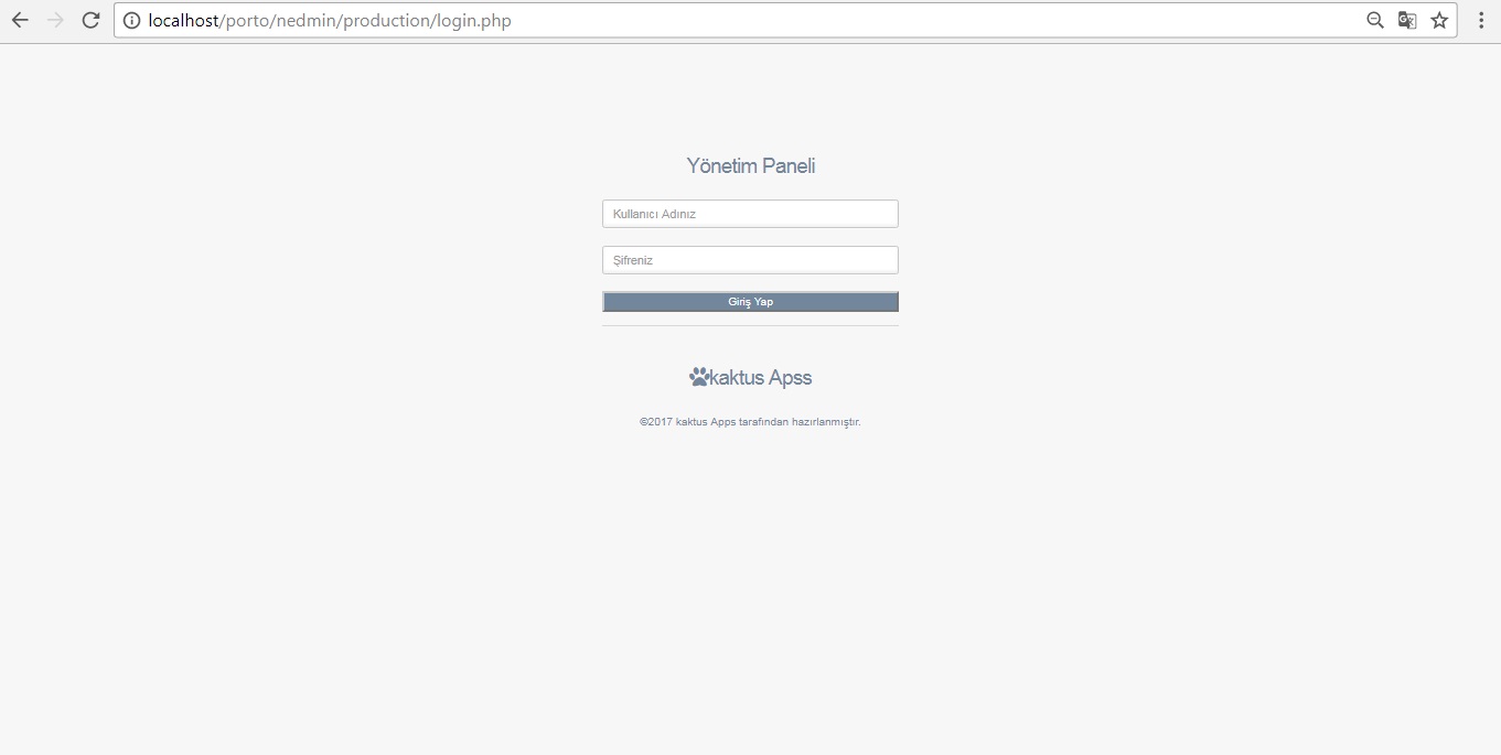 Php Mysql Pdo Bootstrap 4 Jquery Ile Admin Panelli Ornek Web Site Yapimi