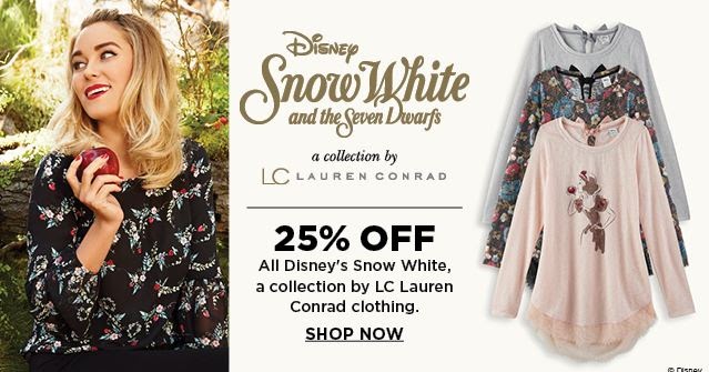 SurLaLune Fairy Tales Blog: Lauren Conrad Snow White Collection at Kohl's