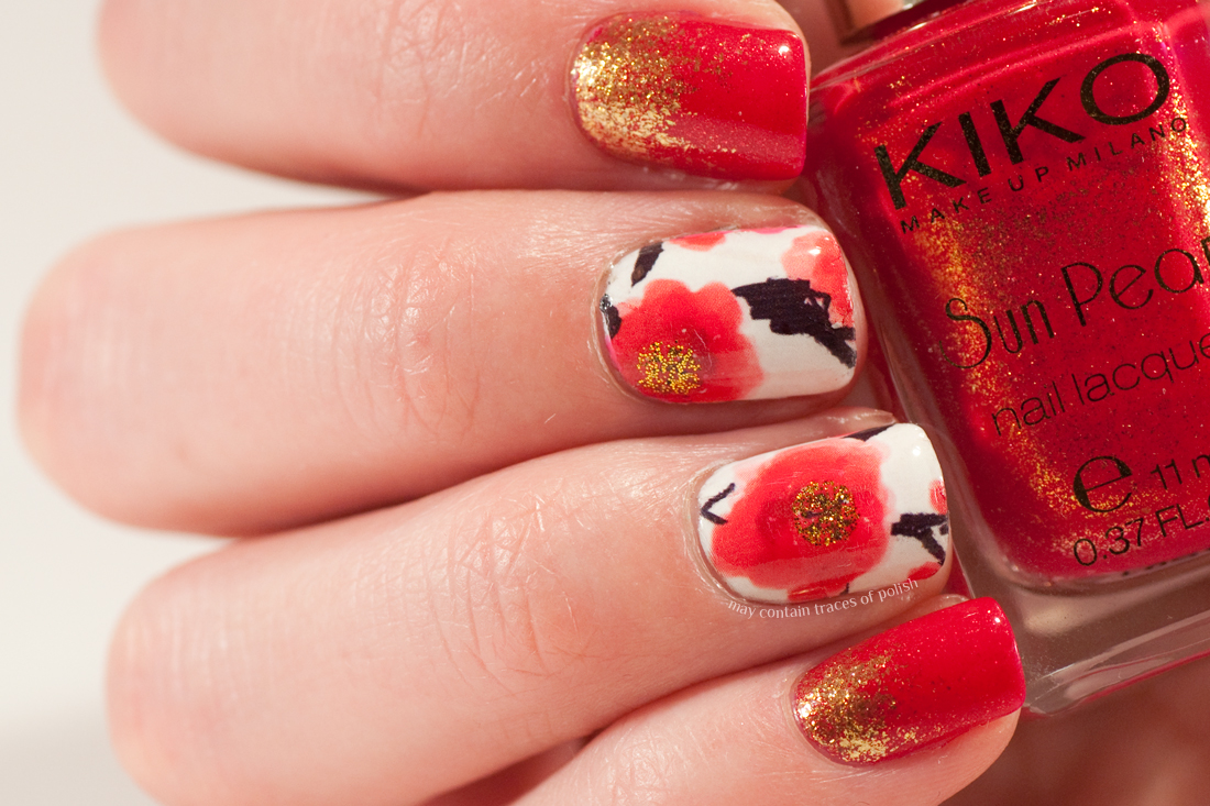 Red Poppy Nails May Contain Traces Of Polish I Realised That February Is Coming To An End And Just Have One Manicure Show For It In The Nail Challenge Collaborative Hence This Second Look On