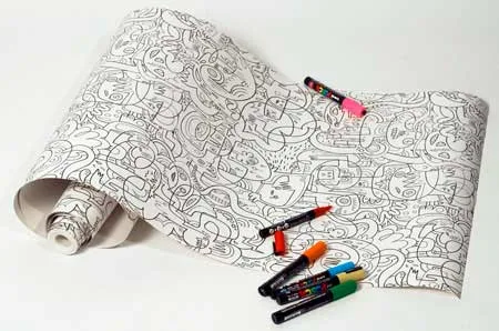 Mesmerizing Big Colouring Book Design Illustration