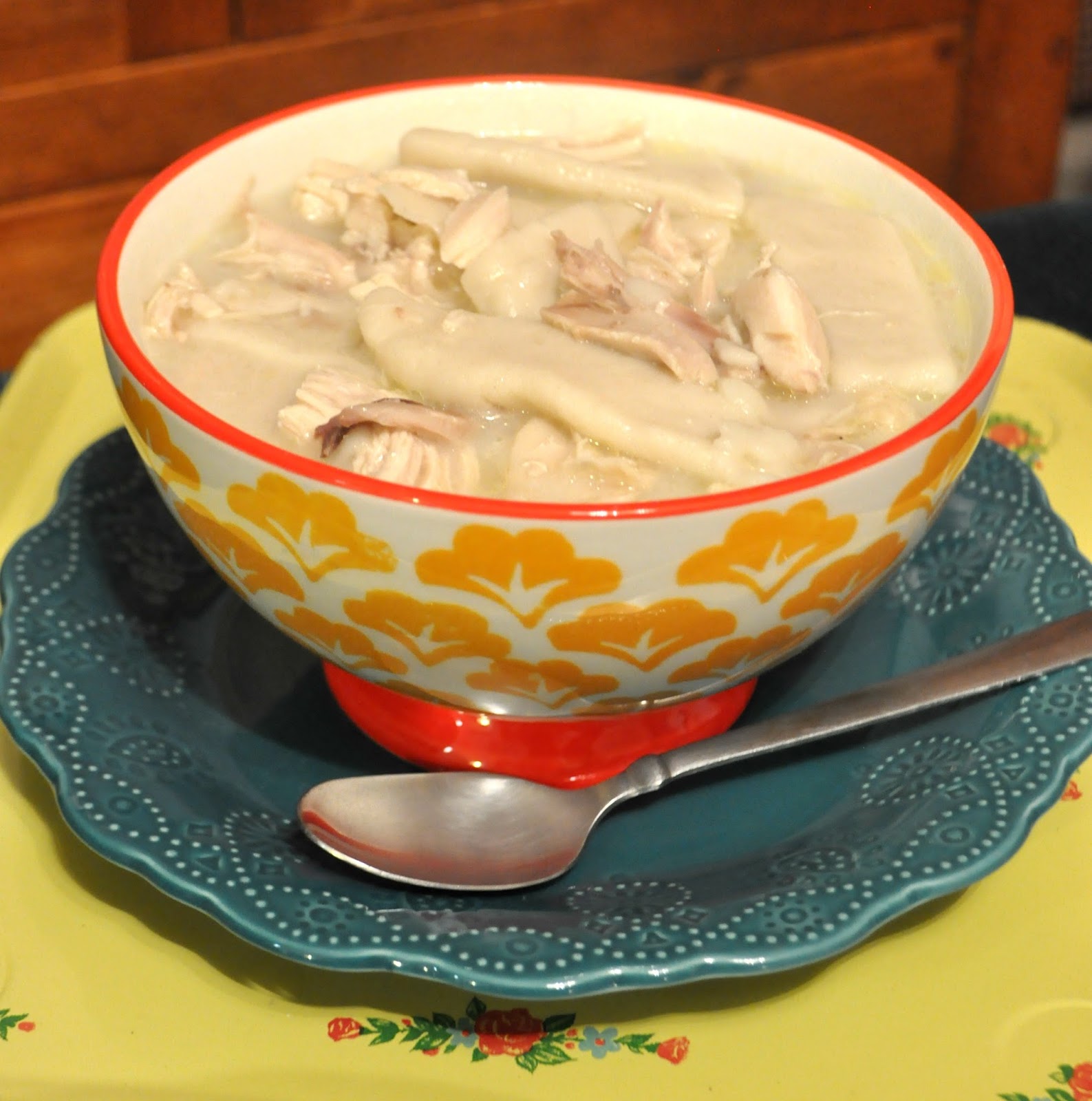 Classical Homemaking Homemade Chicken & Noodles {Chicken & Dumplings