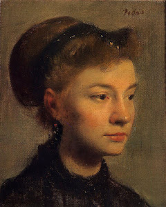 Head of a Young Woman (1867) By Edgar Degas