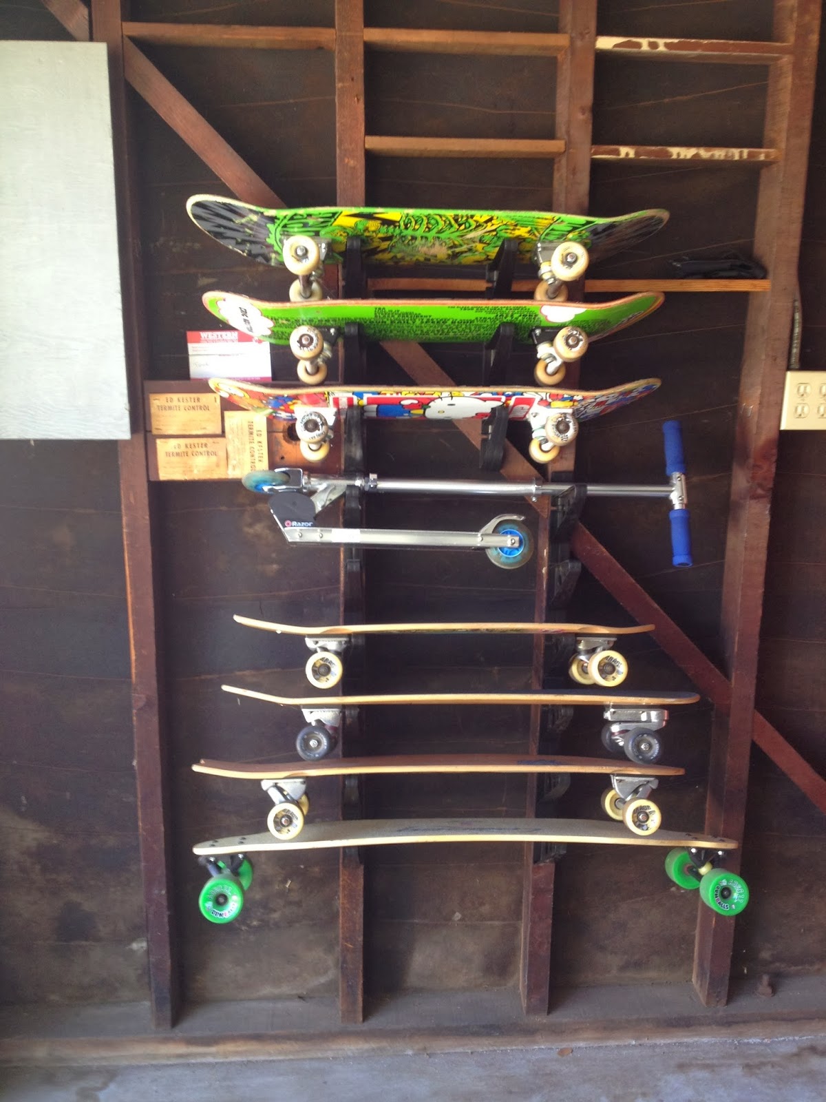 StoreYourBoard Blog: Skateboard Storage Racks | Customer Photo