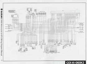 Diagram On Wiring: Suzuki GSX-R1000 K2 2002 Motorcycle Wiring Diagram