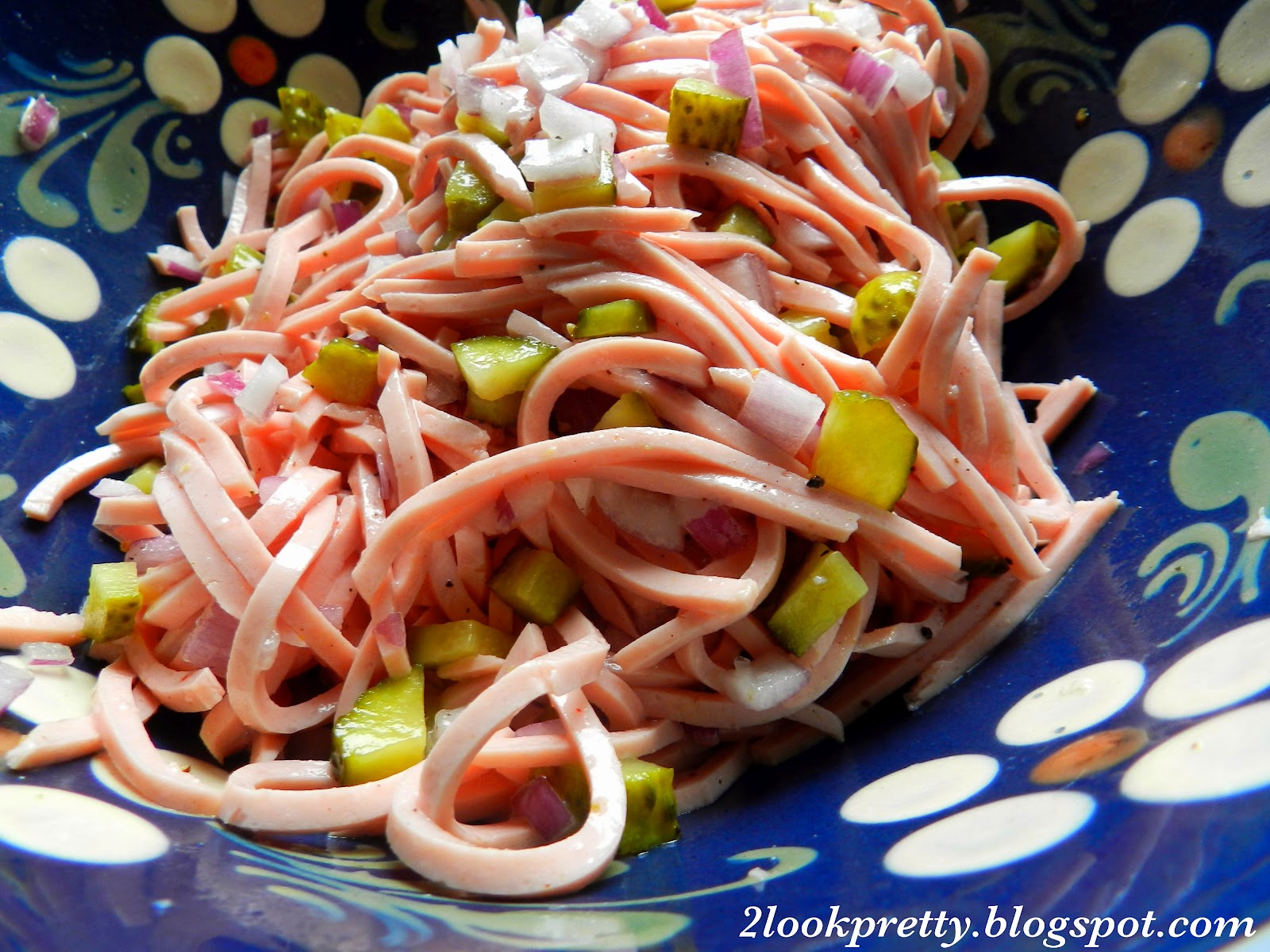 2 Look Pretty Original German Sausage Salad