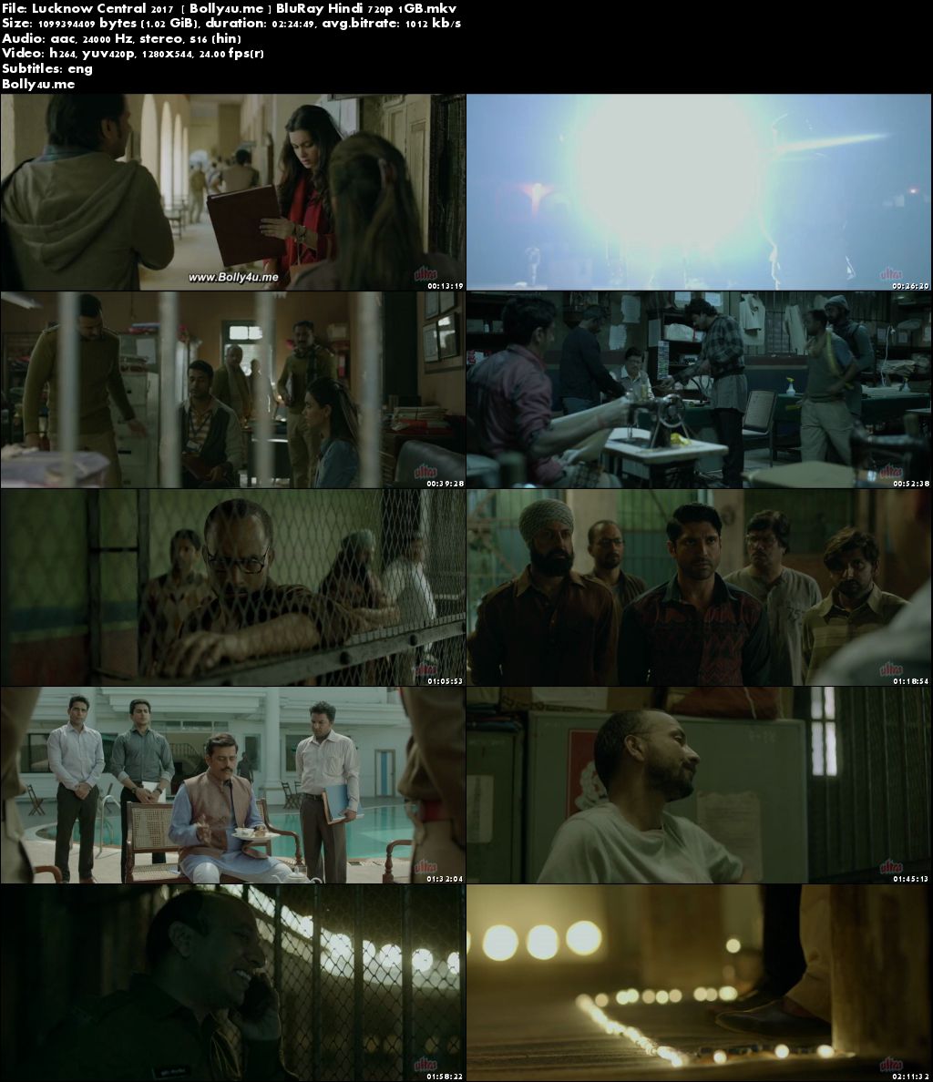 Lucknow Central 2017 BluRay 450MB Full Hindi Movie Download 480p ESub