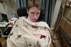 Daniel snuggled when he was sick