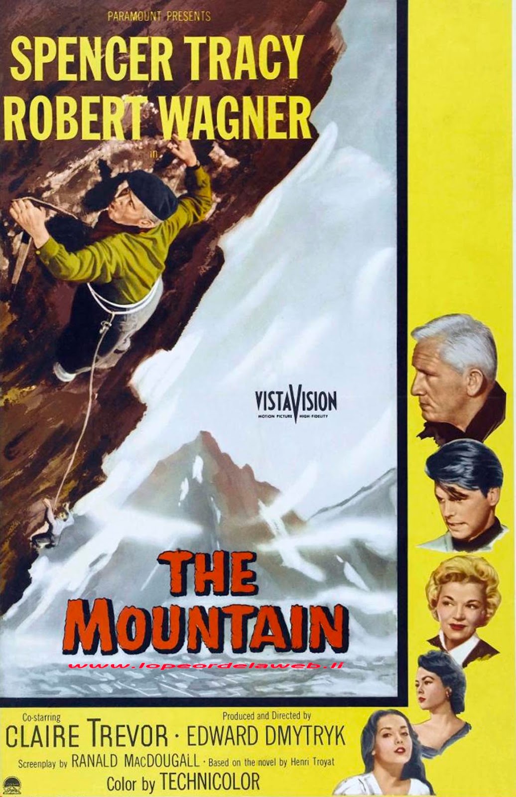La Montaña Siniestra (The Mountain / 1956)