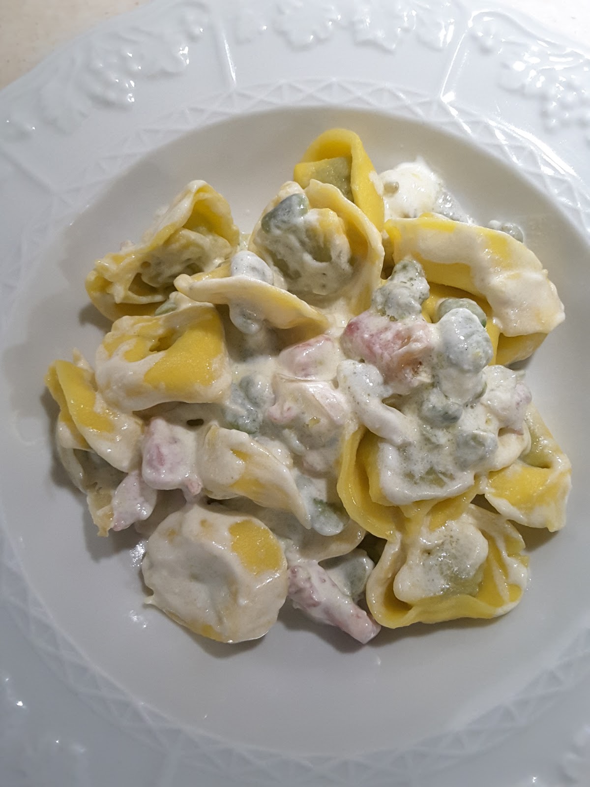 RoLu dolcemente senza glutine Tortellini con fave e pancetta