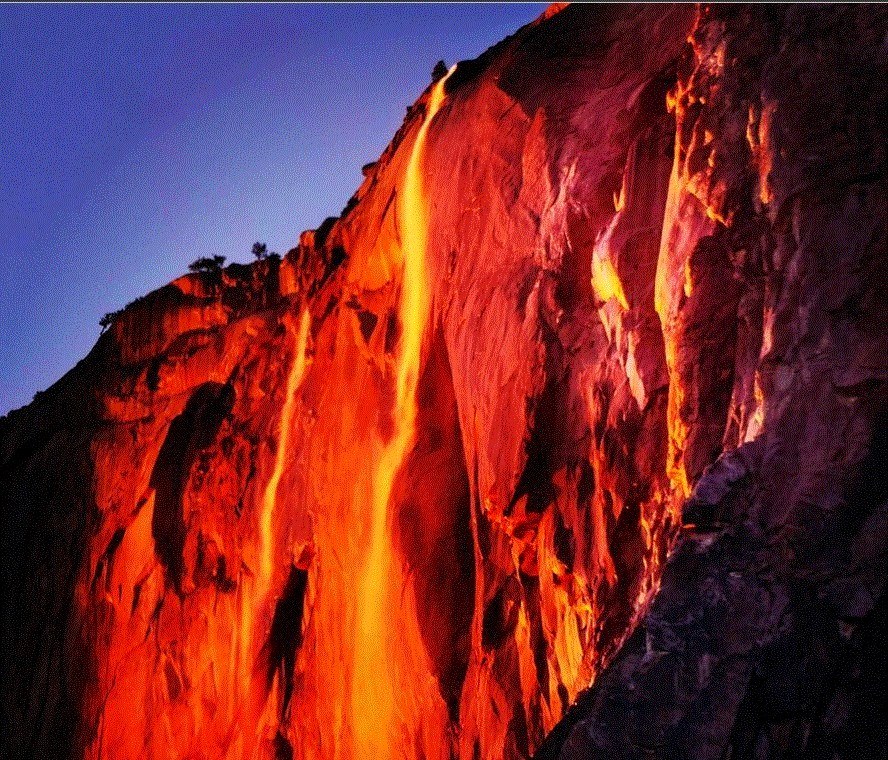 ‘Firefall’ Phenomenon Wows Visitors to Yosemite National Park Geology In