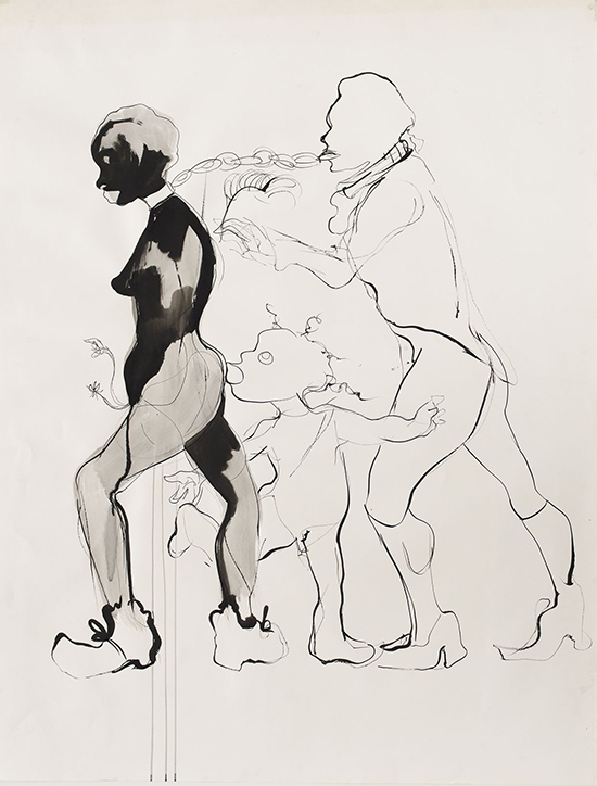 Kara Walker - Untitled, 1993 Kara Walker, drawing