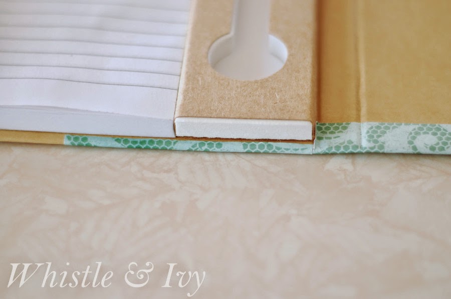 Paper-Covered Notebooks - Turn a drab paper notebook into a fabulous personalized accessory!