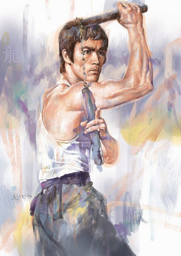 Yellowmenace ART Bruce Lee The Dragon Immortalized