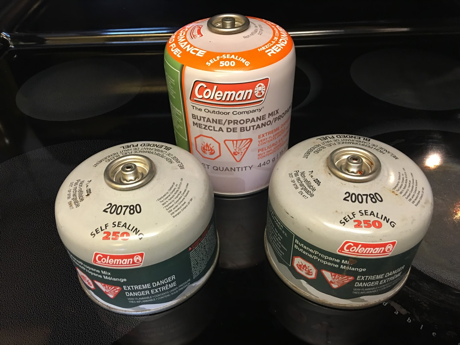 Adventures In Stoving Coleman Canister Gas Caution