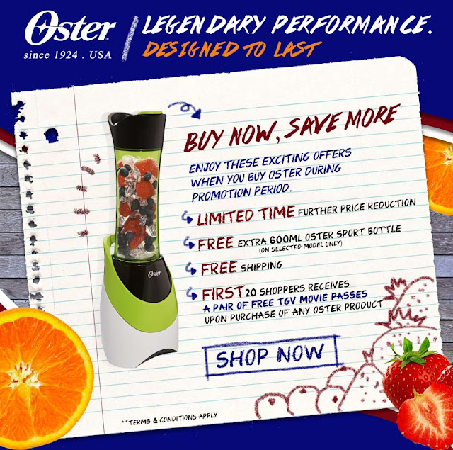 Superbuy OSTER Brand of The Month May 2016 (FREE TGV Movie Passes......)