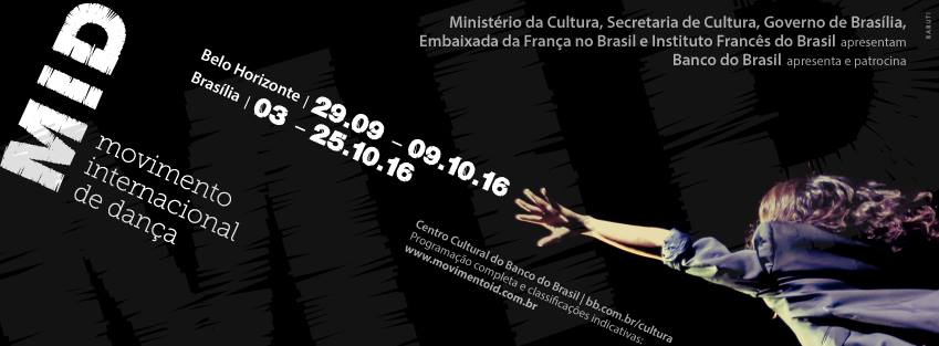 Em outubro participamos do MID - Movimento Internacional da Dança em Brasília