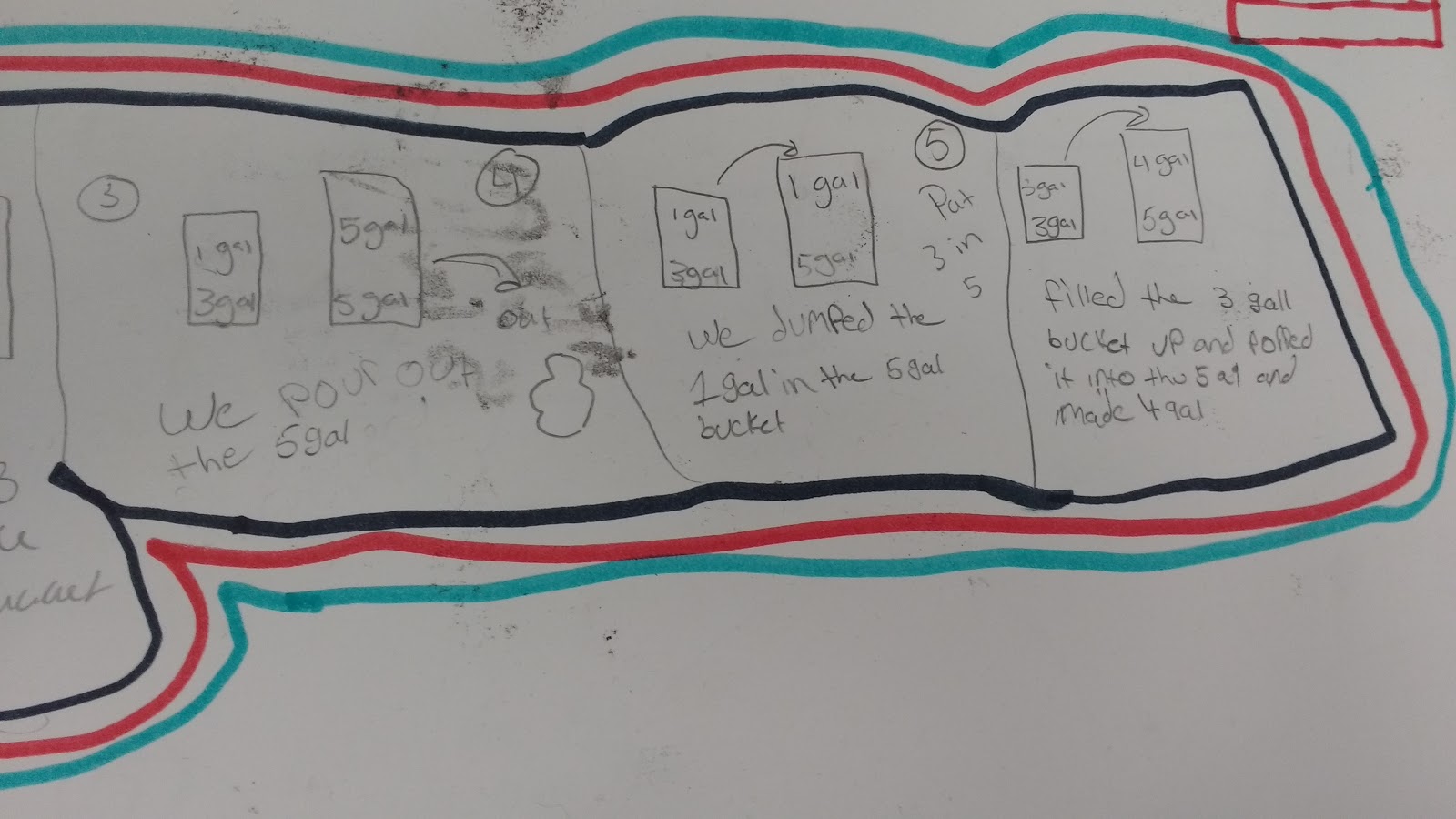 Math = Love Two Buckets Task