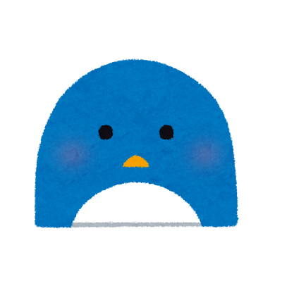 ペンギンの顔のイラスト