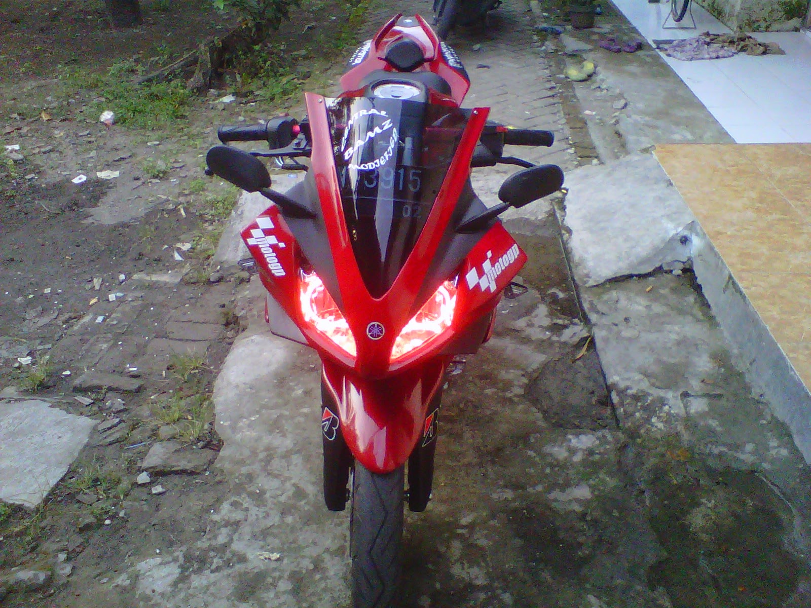 Modif Motor Vixion Lampu Depan | Wallpaper Modifikasi Motor