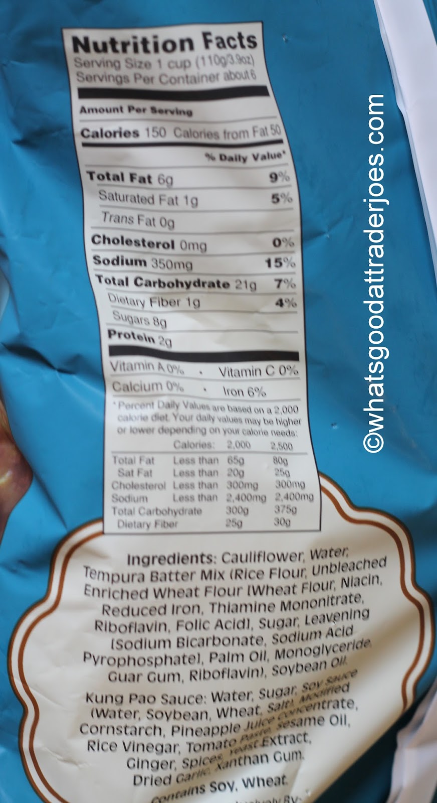 Featured image of post Recipe of Trader Joe&#039;s Kung Pao Cauliflower Nutrition
