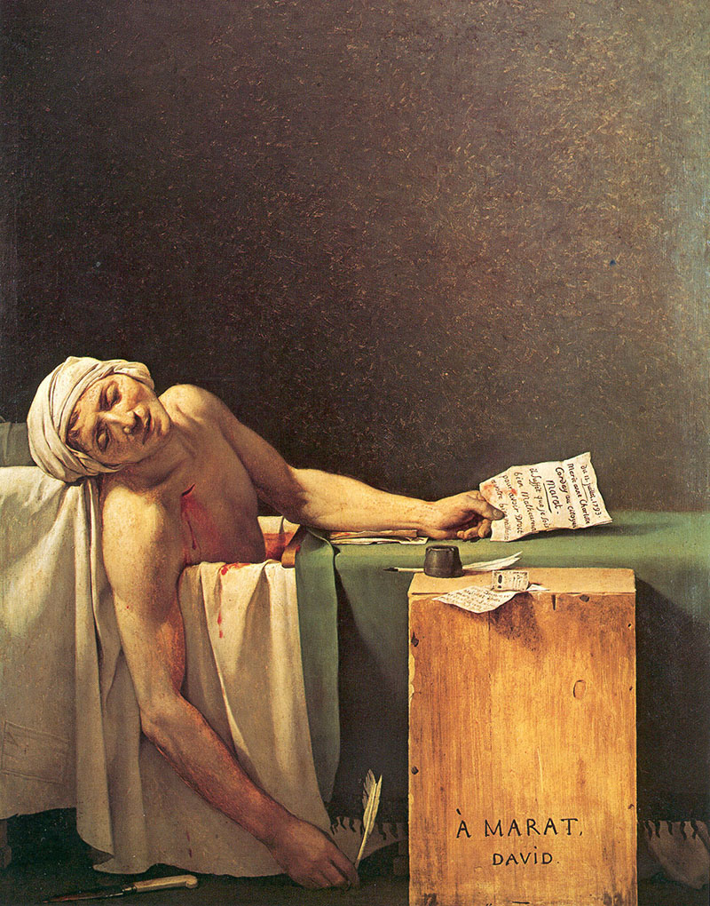 JL David The Death of Marat