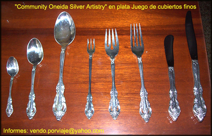 Oneida Chateau - Juego De Cubiertos Finos, Acero Inoxidable