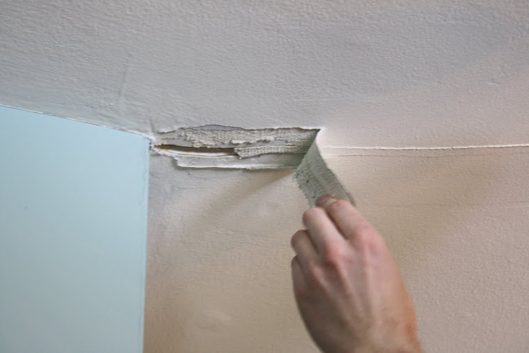 Tape and spackling