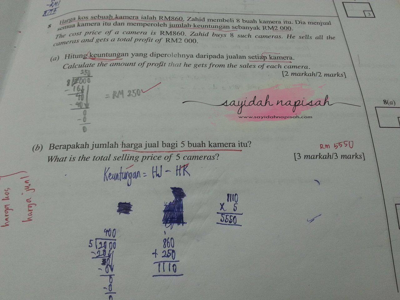 Latih Tubi Matematik Tingkatan 1  Guru Ini Kongsi Soalan Matematik