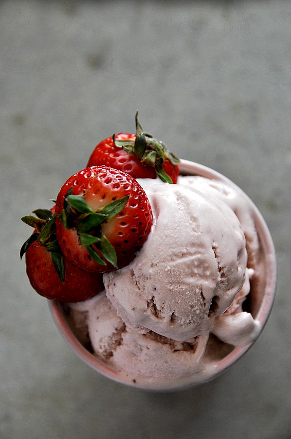 RECETA DE HELADO DE FRESA