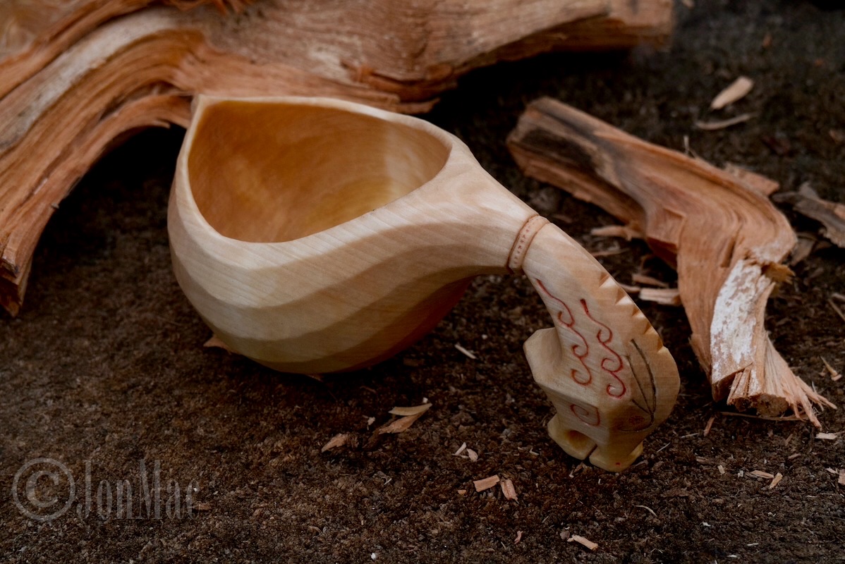 Spoon Carving First Steps Devon Dragon Kuksa (And an update)