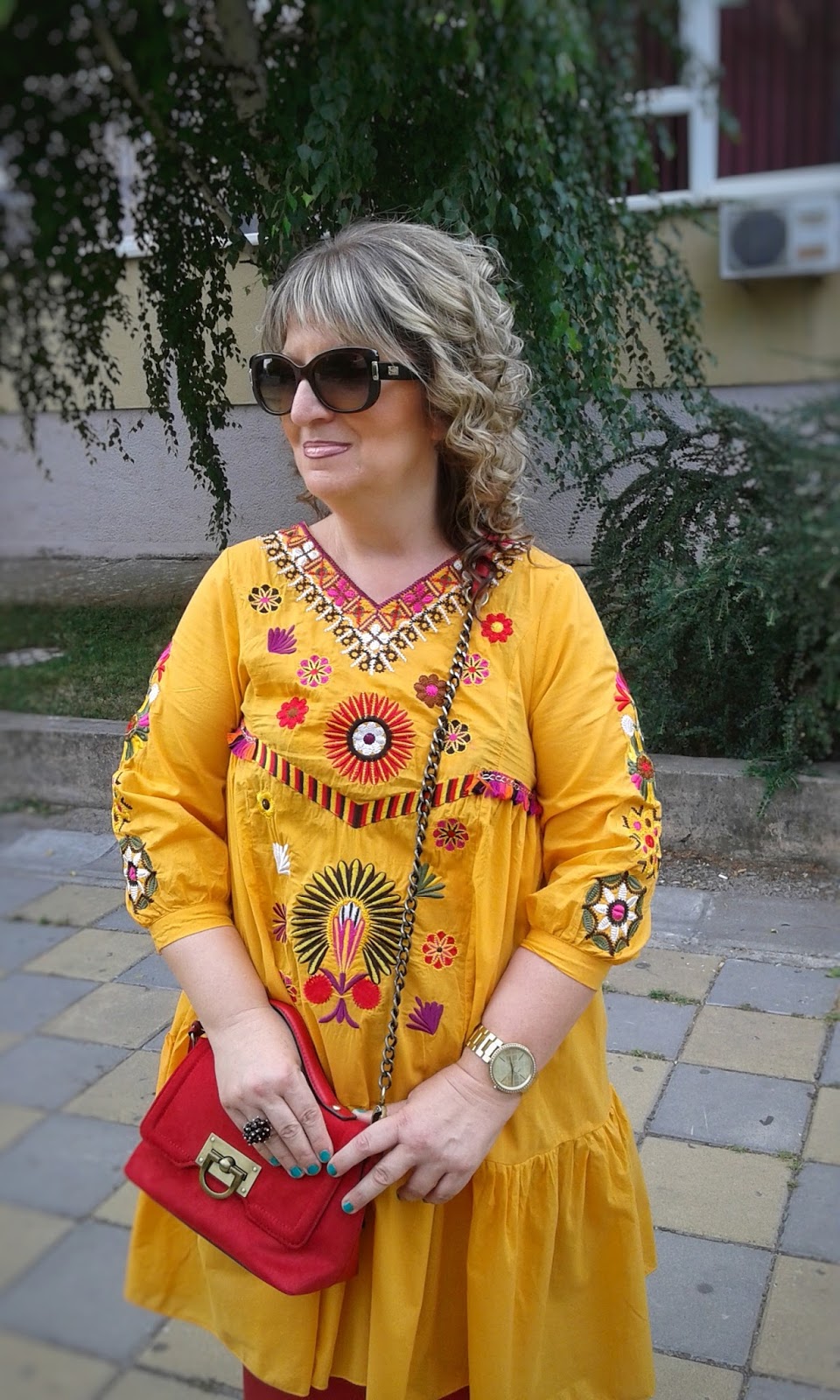 VESNA Zaful orange dress