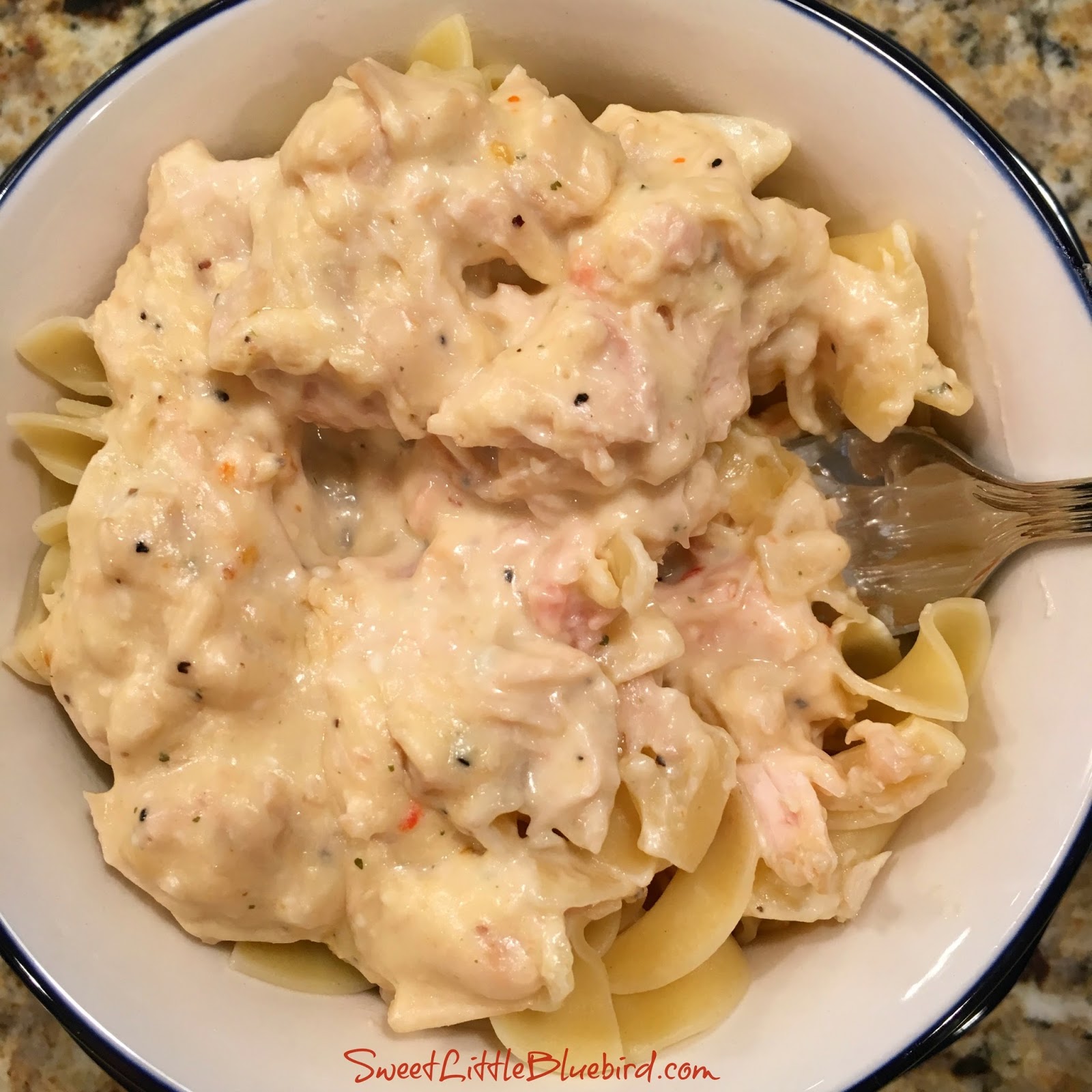 Easy Slow Cooker Chicken Stroganoff Sweet Little Bluebird
