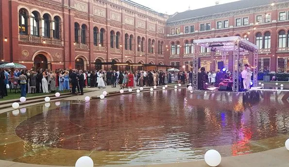 Princess Beatrice and Lady Amelia Windsor attended the V&A Summer Party at Victoria and Albert Museum in Hyde Park. Beatrice wore ruffle dress