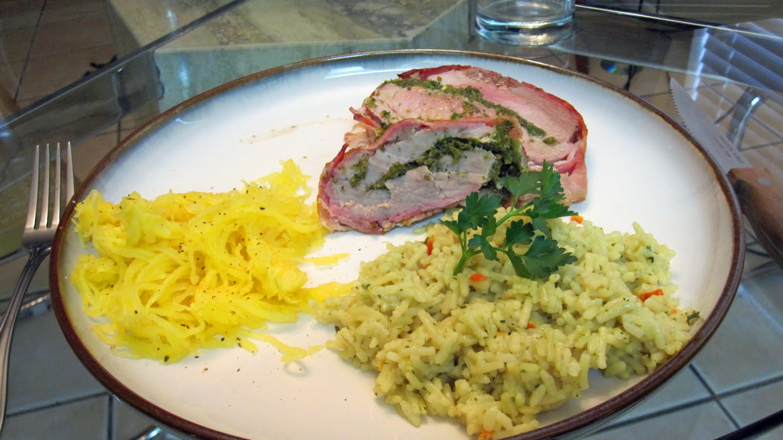 Camille Goes Culinary Olive and Jalepeno Stuffed Pork Loin