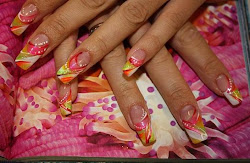 nail designs nails acrylic whimsical zebra colorful fun polish tattoos blogthis email glamorous