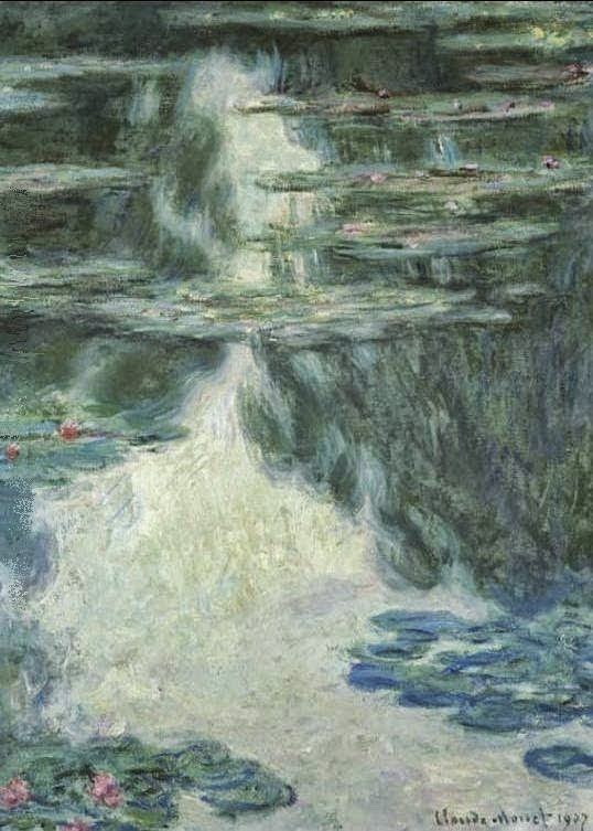 Клод Моне Водяные лилии. Пасмурно. 1907