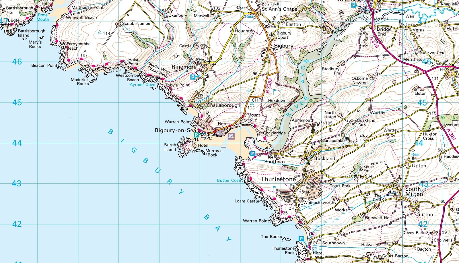 Burgh Island Devon Map Lucy Melford: Burgh Island