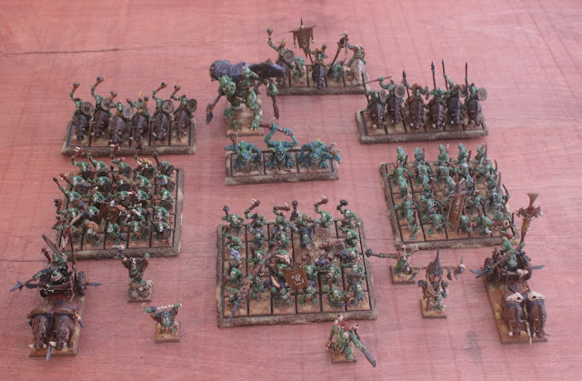 Savage Orc army