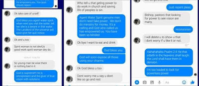 Nigerian pastor makes shocking revelation, shares screenshot of his chat with a man who offered to introduce him to source of 'power'