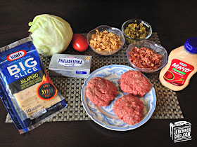 Ingredients for Kraft Outside-In Jalapeno-Bacon Cheeseburger #SayCheeseburger #CollectiveBias