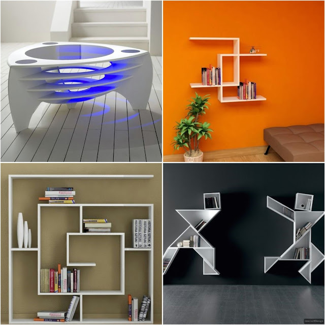 Creative Bookshelf On The Wall Is Beautiful And Practical