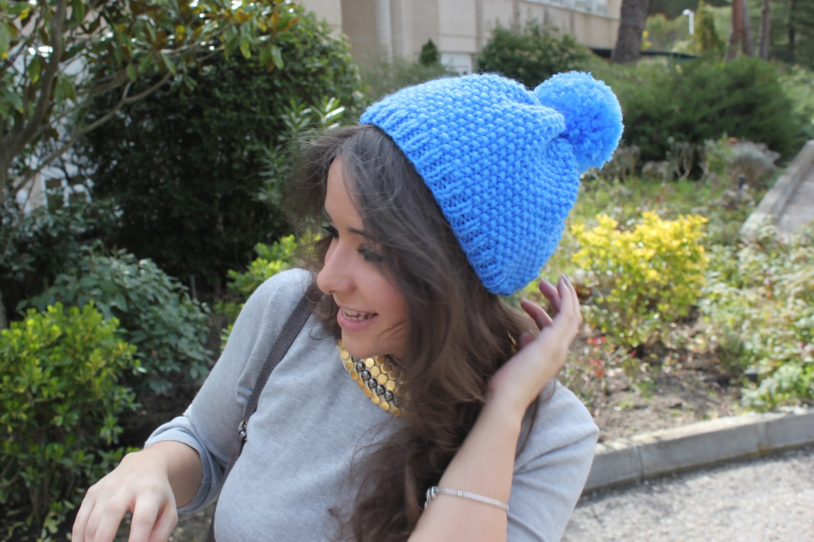 Aprender a tejer: Cómo hacer un gorro de lana con punto de arroz DIY