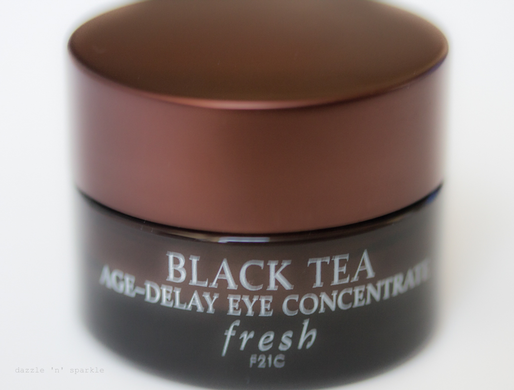 Fresh Black Tea AgeDelay Eye Concentrate (review) dazzle 'n' sparkle