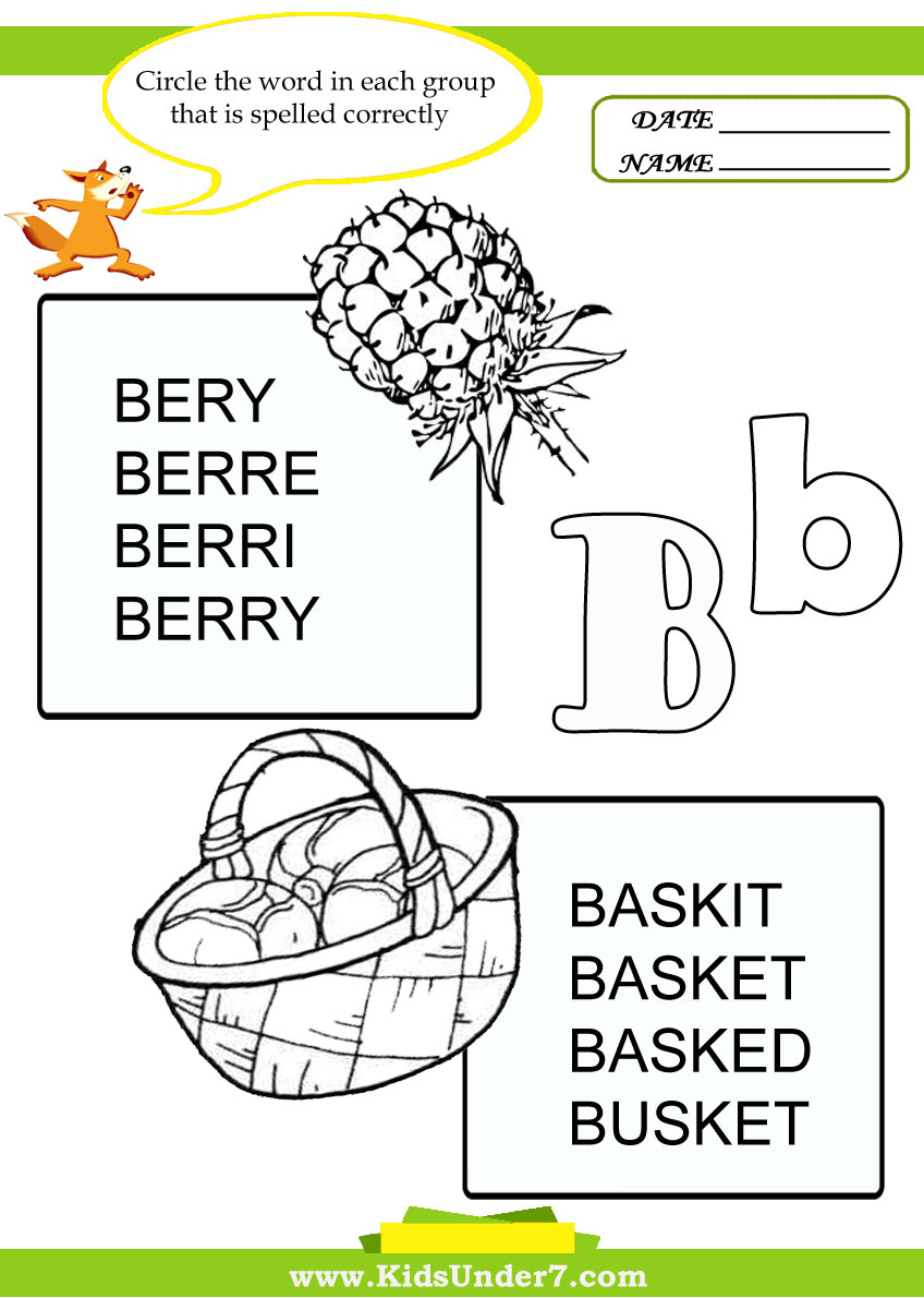b words coloring pages - photo #45