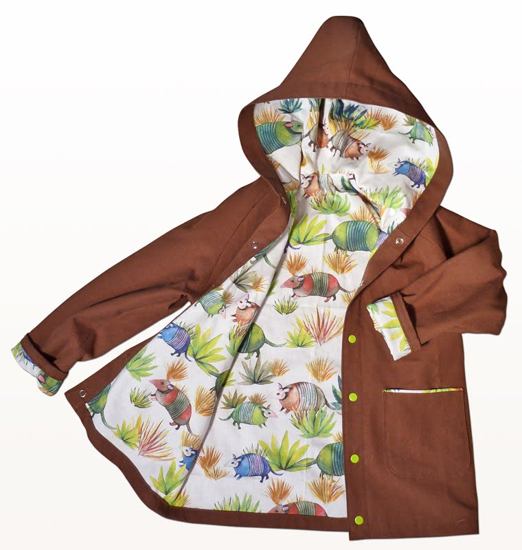 La Girafe Bricole Veste à tatous Armadillo jacket