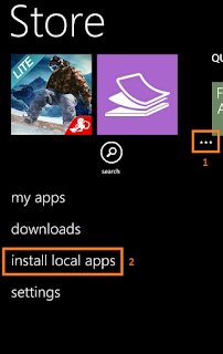Install Local Apps In Windows Phone 8.1