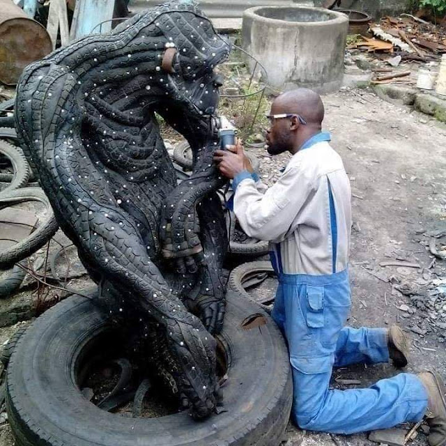 IMG 20190318 184715 This guy makes amazing works of art out of discarded tires
