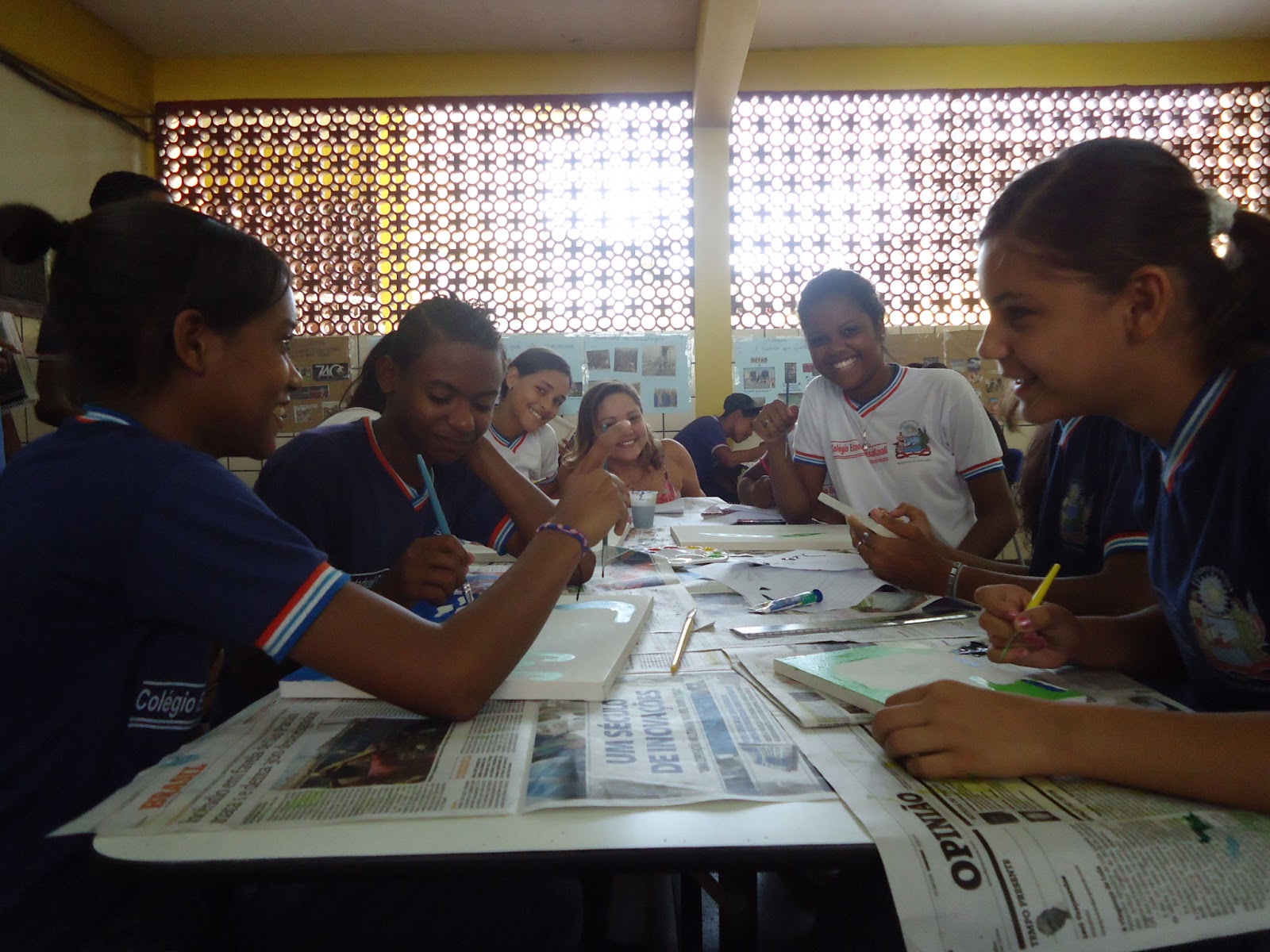 Direc 1b: Artes Visuais Estudantis no Colégio Estadual Césare Casali
